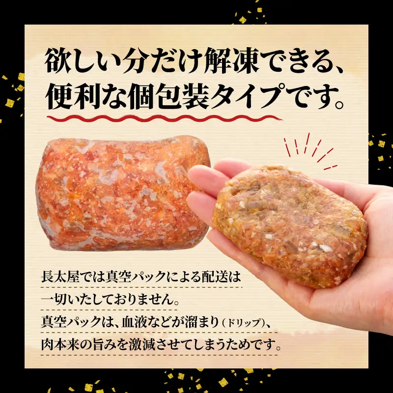 松阪牛 ハンバーグ  冷凍 小分け 1kg［ 松阪牛 ］