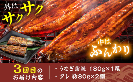 【3回定期便】炭火焼堪能 月替わり定期便（うなぎ蒲焼き トロさば やきとり）/すみまる[UDH080]