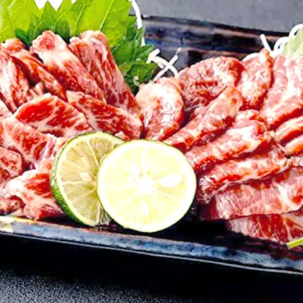 熊本 馬刺し 霜降り (中トロ) 計約1kg(約50g×20個)  馬刺し[AYAN021]