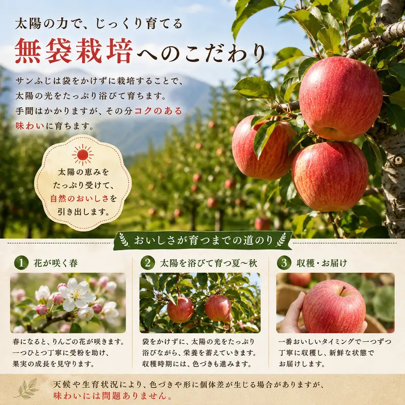 りんご 信州上田産 サンふじ 家庭用 約3kg リンゴ 林檎 3kg サンフジ 果物 くだもの フルーツ デザート 旬の果物 旬のフルーツ 傷 長野県 長野 上田市