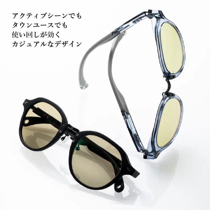 Zeque（ゼクー）偏光サングラス Julia（ジュリア）F-2150  ブルーデミ / イーズグリーン - スポーツから日常まで、スタイリッシュに目を守る。