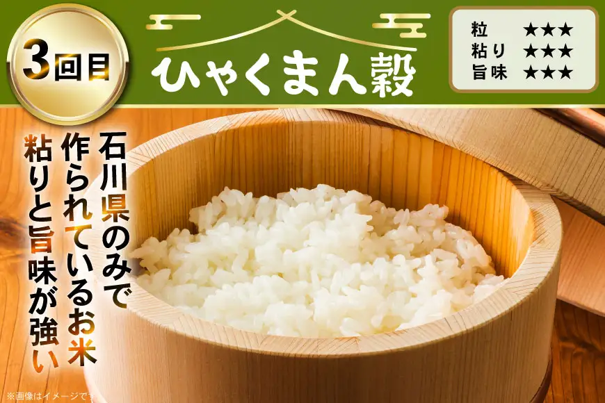 米 定期便 令和8年度産 3種 ゆめみずほ コシヒカリ ひゃくまん穀 精米 5kg 3回 計15kg