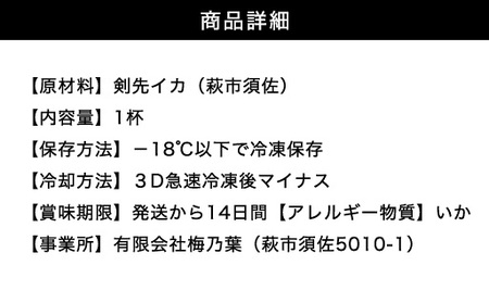 自宅で透明感を再現！須佐男命いかの姿造り（刺身）特殊冷却「3D冷凍」パック 1個