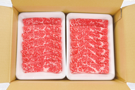 牛肉 宮崎県産 黒毛和牛 赤身 スライス 切り落とし 250g 6p 計1.5kg セット