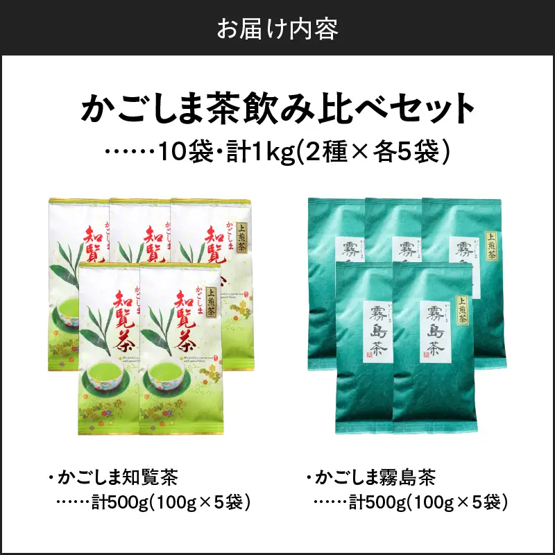 かごしま茶飲み比べセット （ 10袋セット ） K346-009_05