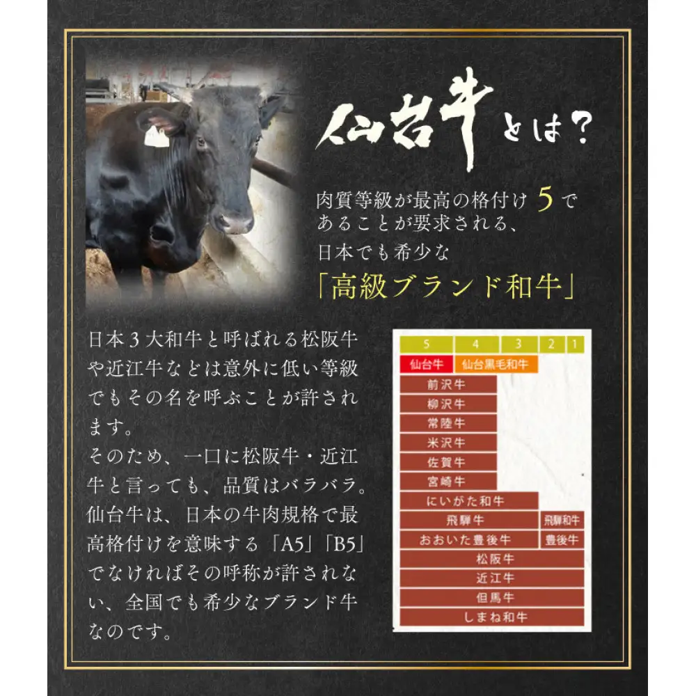 【数量限定】肉質最高5ランク 仙台牛100%ハンバーグ120g×10個セット (無添加ゆずぽん酢醤油付き)  ハンバーグ