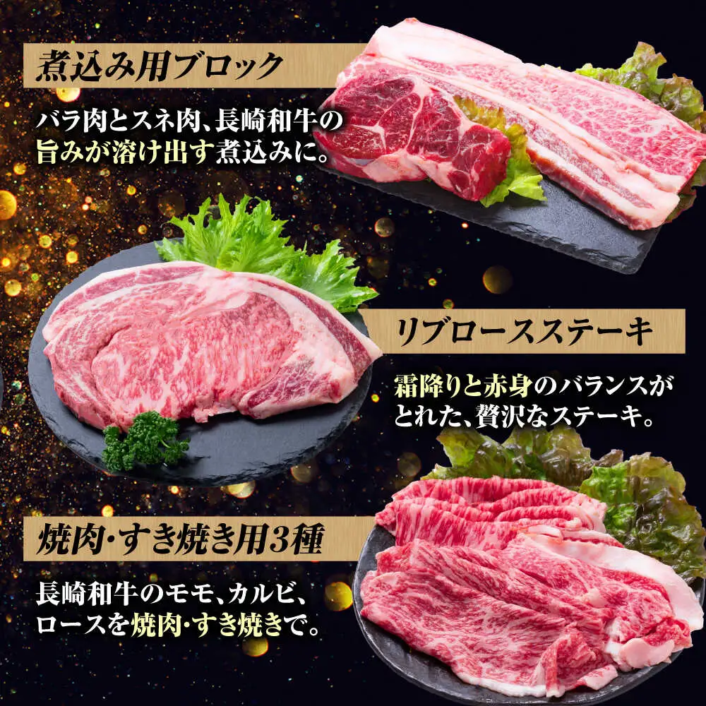 【12回定期便】長崎和牛 定期便 スタンダードコース 計7kg お楽しみ 牛肉 バラエティ定期便 国産 / ヒレ トモサンカク もも 焼き肉 すき焼き カルビ サーロイン 牛ミンチ ロース しゃぶしゃぶ リブロース / 南島原市 / 水田精肉店[SDZ043]