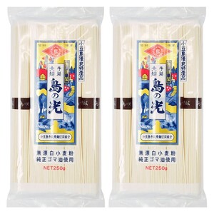 そうめん 島の光 手延素麺 特級品黒帯 小豆島産 そうめん【250g×2袋】
