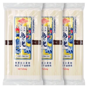 そうめん 島の光 手延素麺 特級品黒帯 小豆島産 そうめん【250g×3袋】