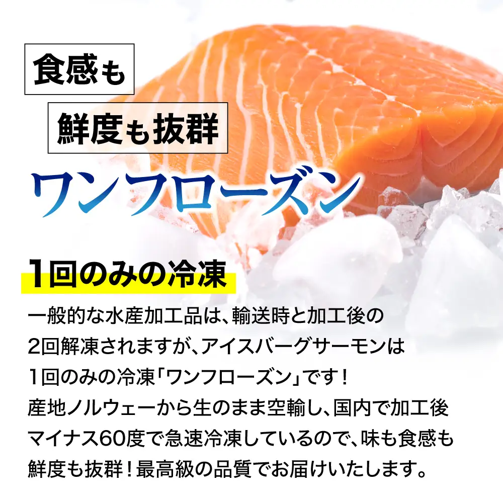 【サーモン】 アイスバーグサーモン200g 