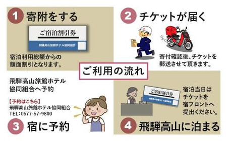 飛騨高山 旅館ホテル宿泊割引券 60,000円分 旅館ホテル協同組合加盟施設限定宿泊割引券（※Webでの予約はできません）| 割引券 チケット 旅行 宿泊 飛騨高山旅館ホテル協同組合 CL007
