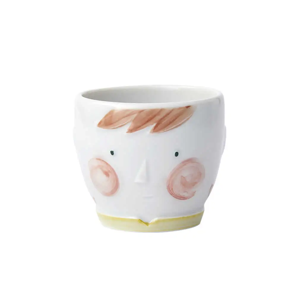 【瀬戸焼】ケランケラン 北風と太陽セット イエロー 【セラミック・ジャパン】子ども用食器 食器 皿 コップ [BBBC012]
