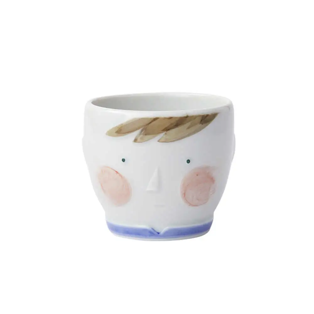 【瀬戸焼】ケランケラン 北風と太陽セット ブルー 【セラミック・ジャパン】子ども用食器 食器 皿 コップ [BBBC011]