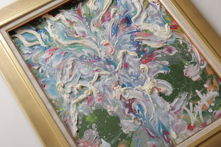 【 京阪百貨店厳選 】坂本 幸雪　シュガーアート（天使の樹）　F12サイズ：605×500㎜_OS048-0046
