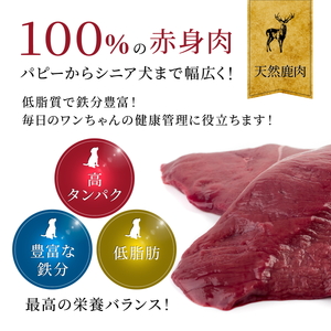 ドッグフード 無添加 鹿ドライミンチ ふりかけ 40ｇ x 3袋 |  D100-3PACK