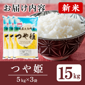 【令和8年産 新米】特別栽培米 つや姫 15kg お米 おこめ 米 コメ 白米 ご飯 ごはん おにぎり お弁当【農事組合法人若木の里】ta538