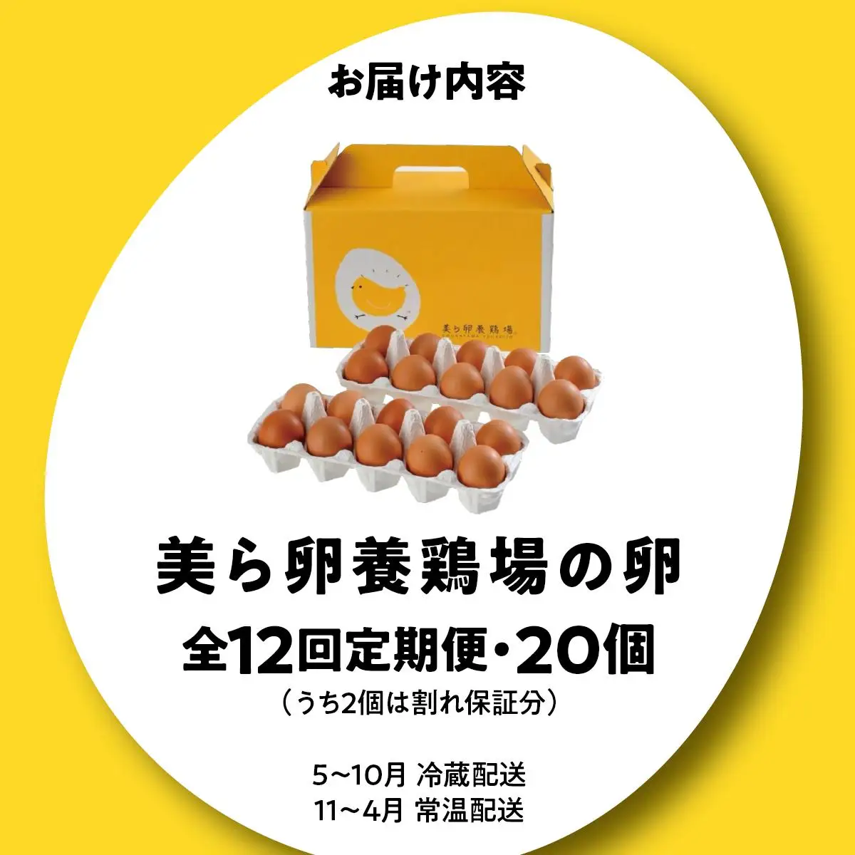 美ら卵養鶏場の卵 20個【12ヶ月定期便】   