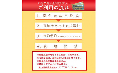 いい旅かたしな おもてなし宿泊チケット　1冊