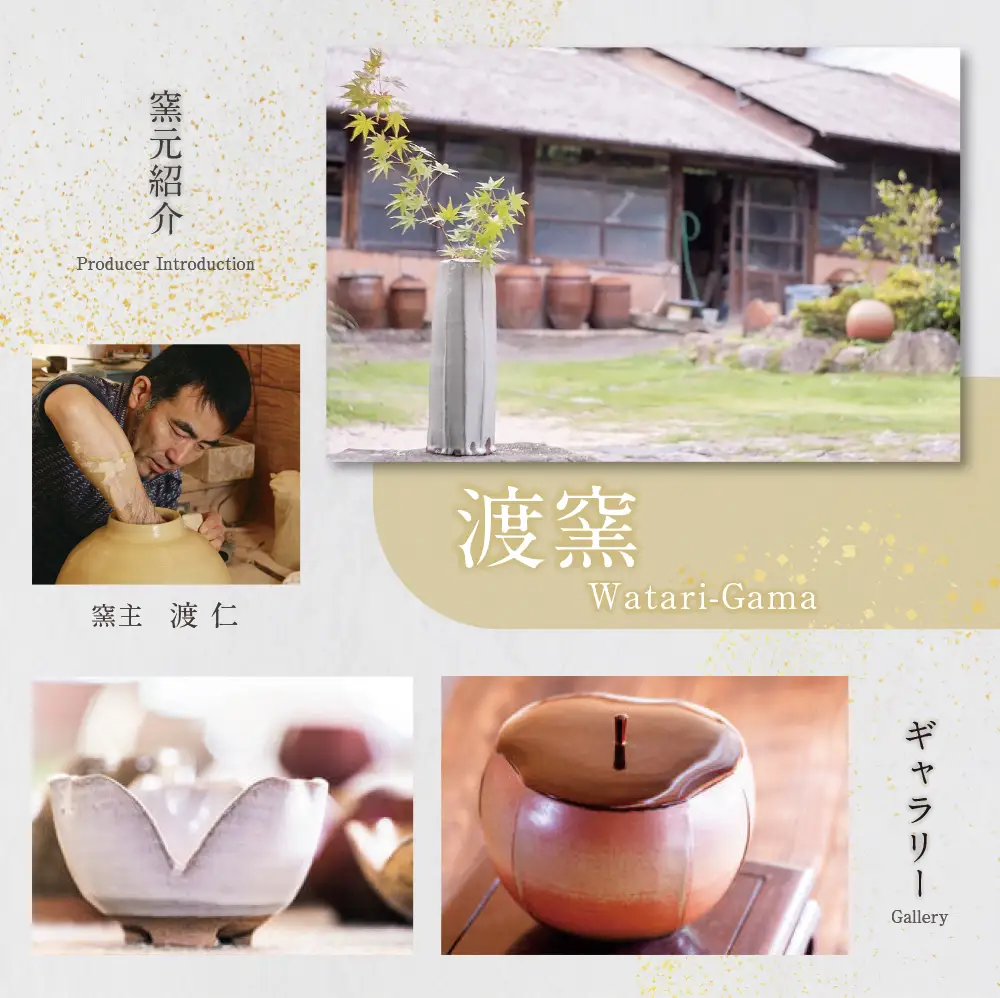 Z28-47 上野焼 リバーシブルプレート伊羅保(大) 食器