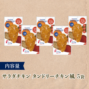 サラダチキン タンドリーチキン風 100g×5個 計500g リン酸不使用 冷凍 鶏肉 サラダ スパイス お弁当 おかず