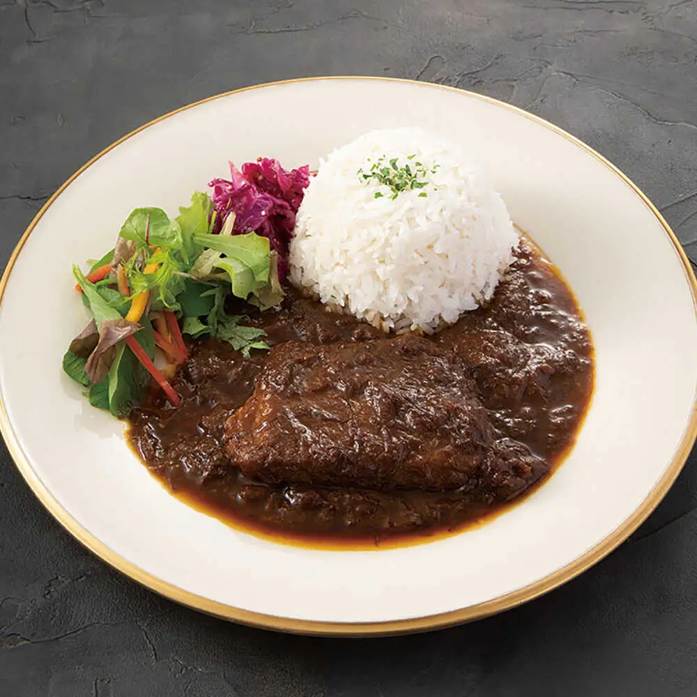 テレビで紹介されたランドール【Eセット】【特撰カレー】＆長崎和牛・諫美豚の煮込みハンバーグセット [AHBW009]