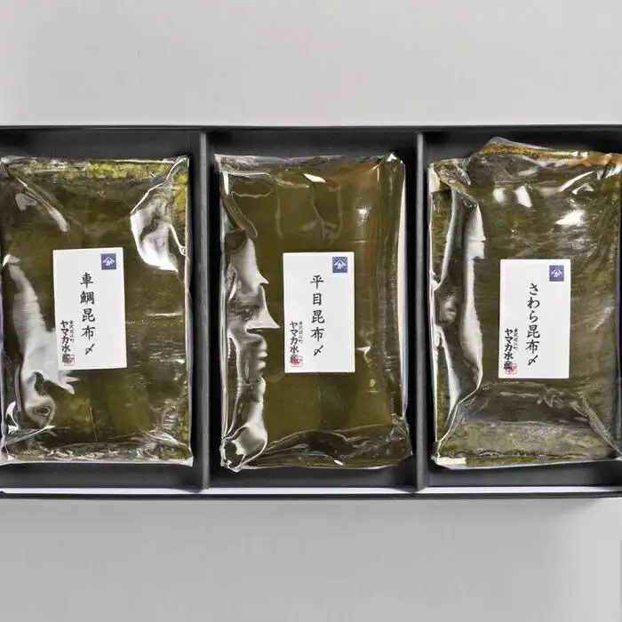 昆布〆 3種詰合せ