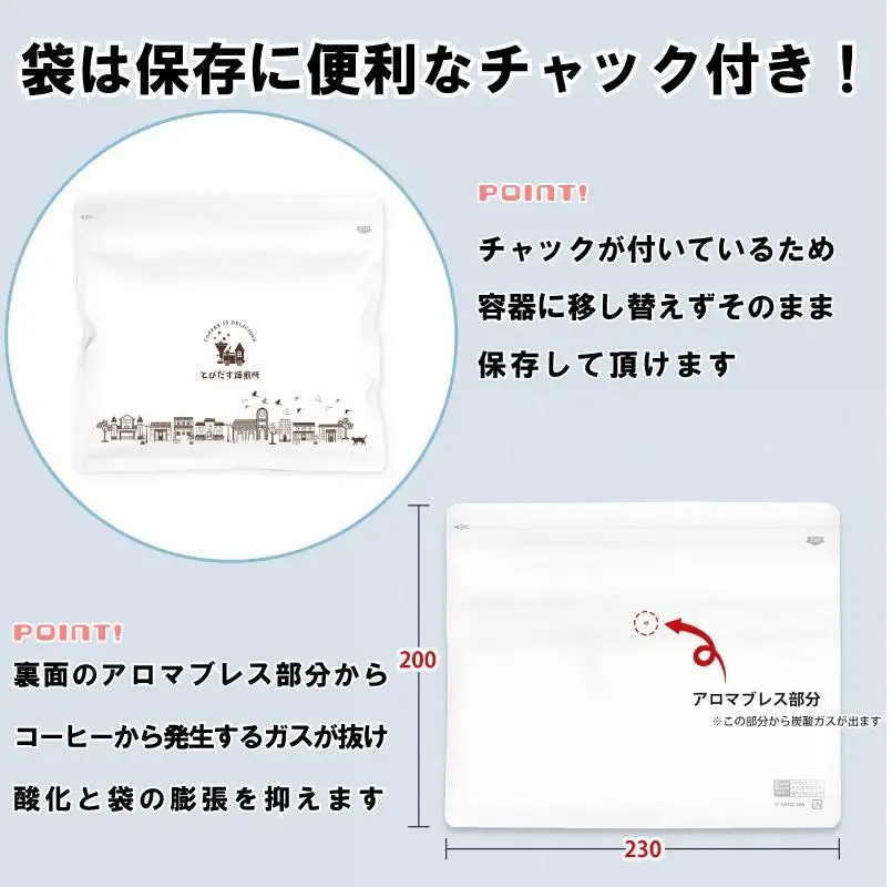 とびだす焙煎所 おすすめセットC 400ｇ（200g×2袋）（とびブレ・グァテブレ） 【粉】
