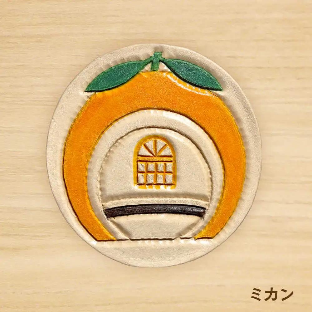 フルーツバス停コースターセット / 小物 こもの 雑貨 ざっか カラフル グラス コップ/artigiano maldestro [AHEX003]