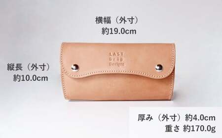 ラウンド ロングウォレット ヌメ革 牛革 革 レザー 財布 革財布 長財布 ウォレット 革製品