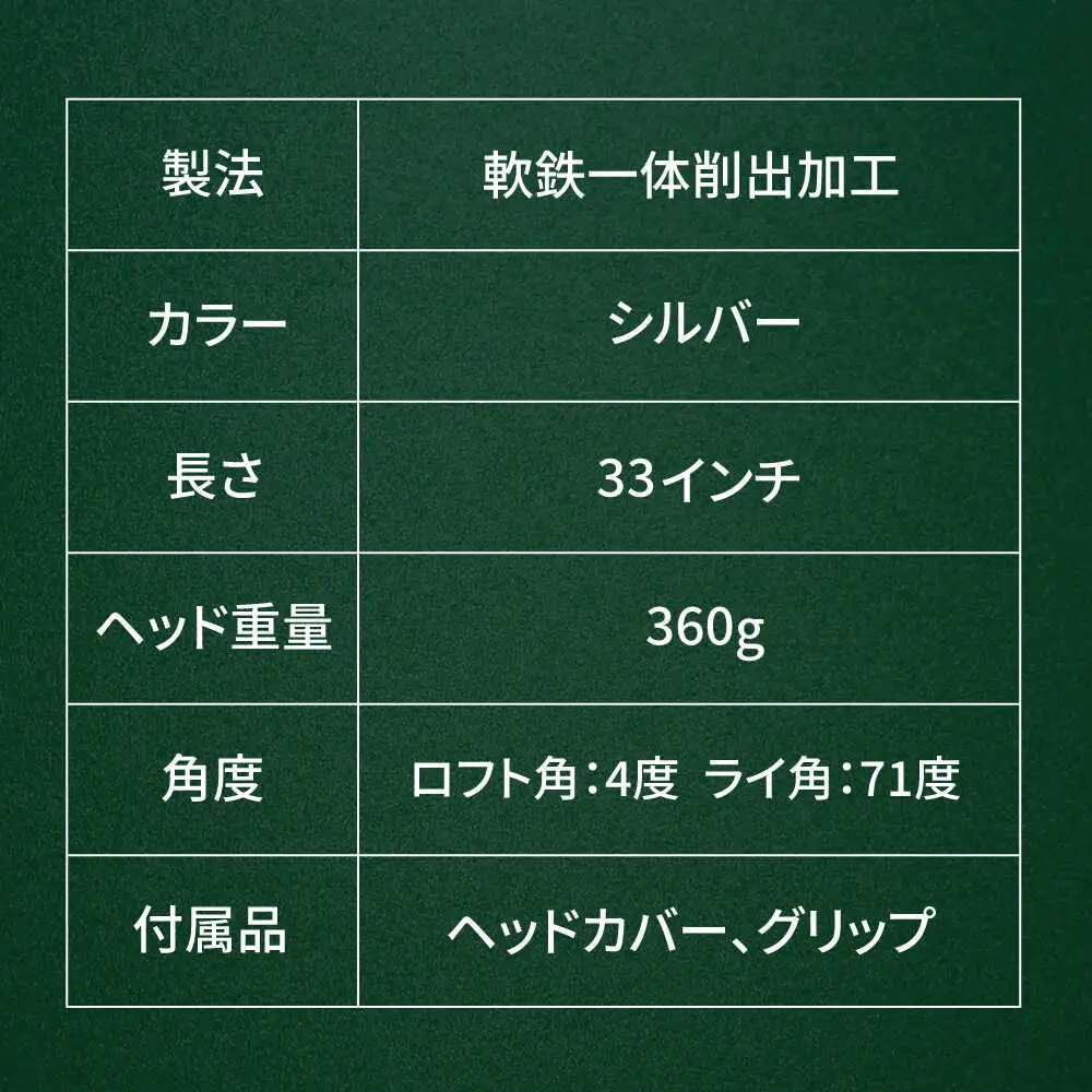 山田パター エンペラー2 シルバー 33インチ / 削り出しパター ゴルフクラブ / 御嵩町 / 第一ゴルフ株式会社[AVBP023]