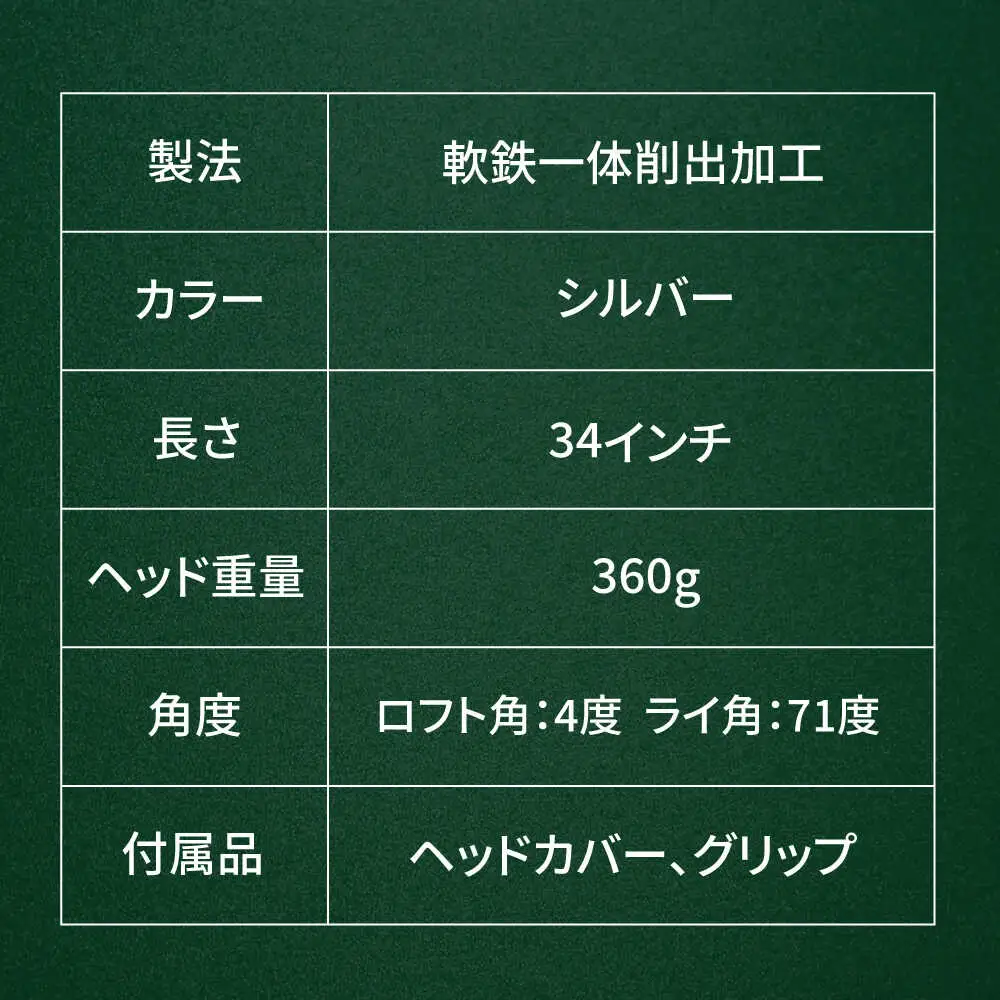 山田パター エンペラー2 シルバー 34インチ / 御嵩町 / 第一ゴルフ株式会社[AVBP024]パター