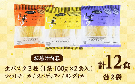 生パスタバラエティセット3種（各2袋×2食入）パスタ [AIDS005]