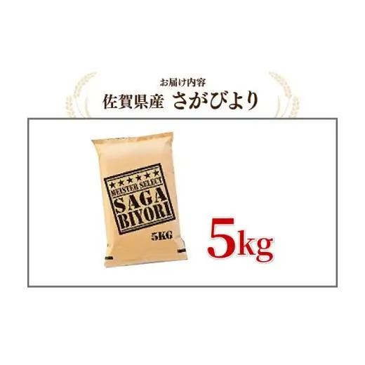 [令和7年産]  さがびより 白米 5kg