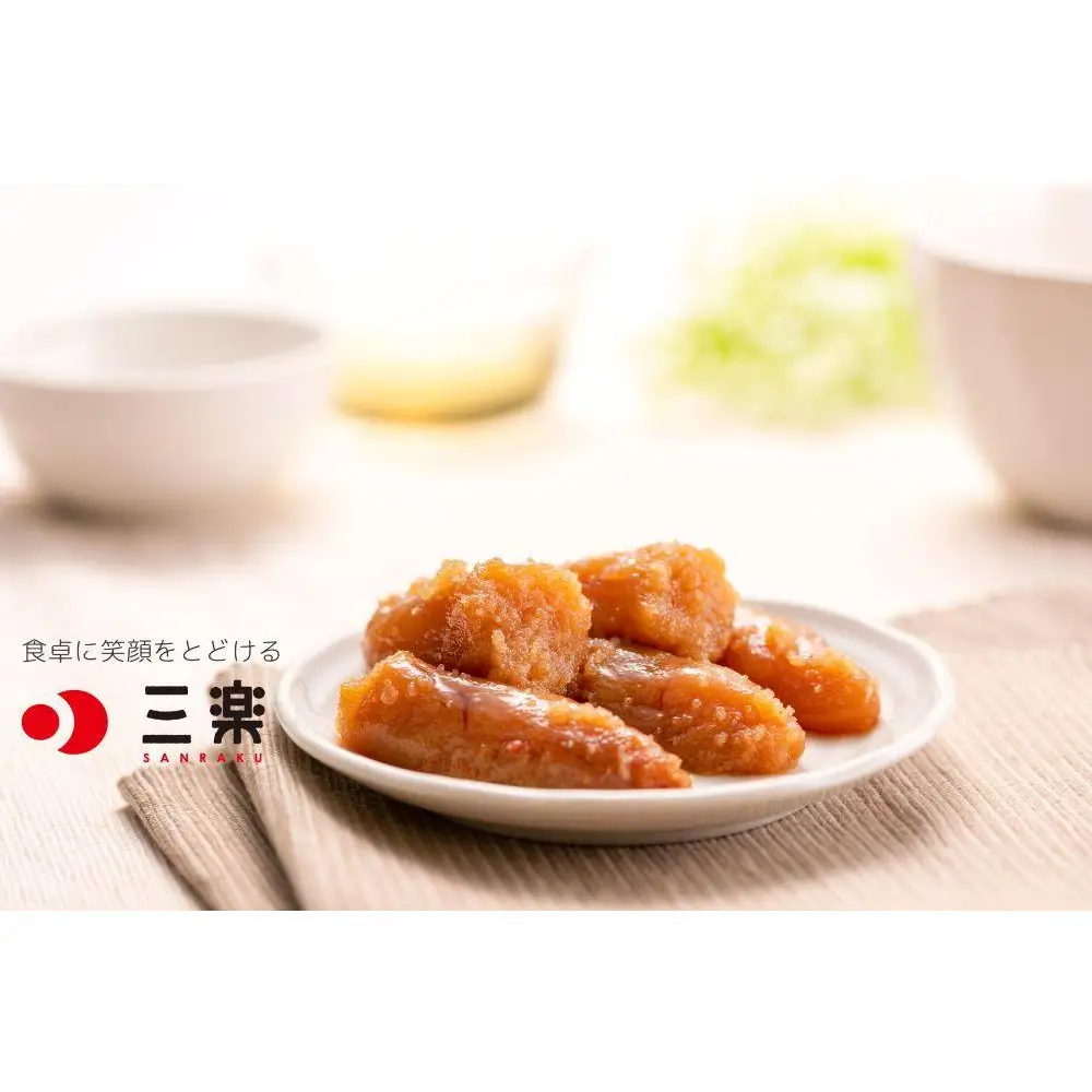 食品添加物無添加辛子明太子「きわめんたい」ゆず 家庭用切子400g（100g×4）