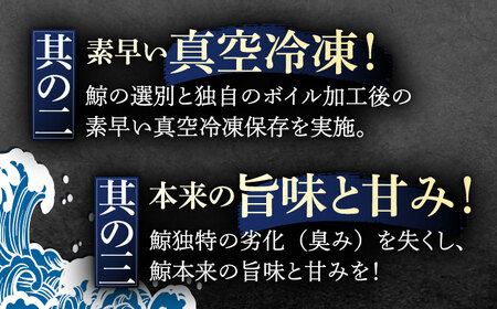 【6回定期便】調理用部位定期便（煮しめ鯨・炙り用脂筋肉スライス・特上ゆかけ鯨（畝））[OBR019]