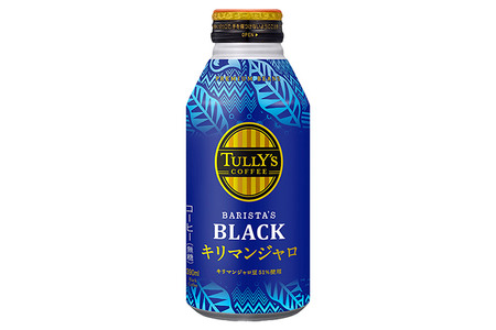 タリーズバリスタズブラック キリマンジャロ ＜390ml×24本＞【1ケース】