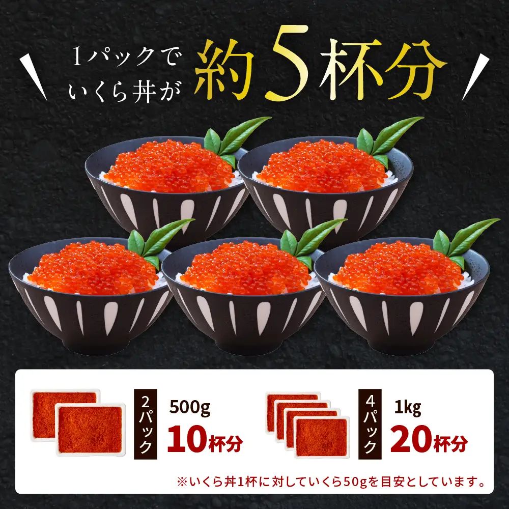 えりも【マルデン特製】鮭いくら醤油漬け250g×2箱【er002-098】