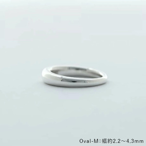 甲丸リング Laugh＆Yoke Oval-M｜4.3mm｜シルバー925｜LY-002