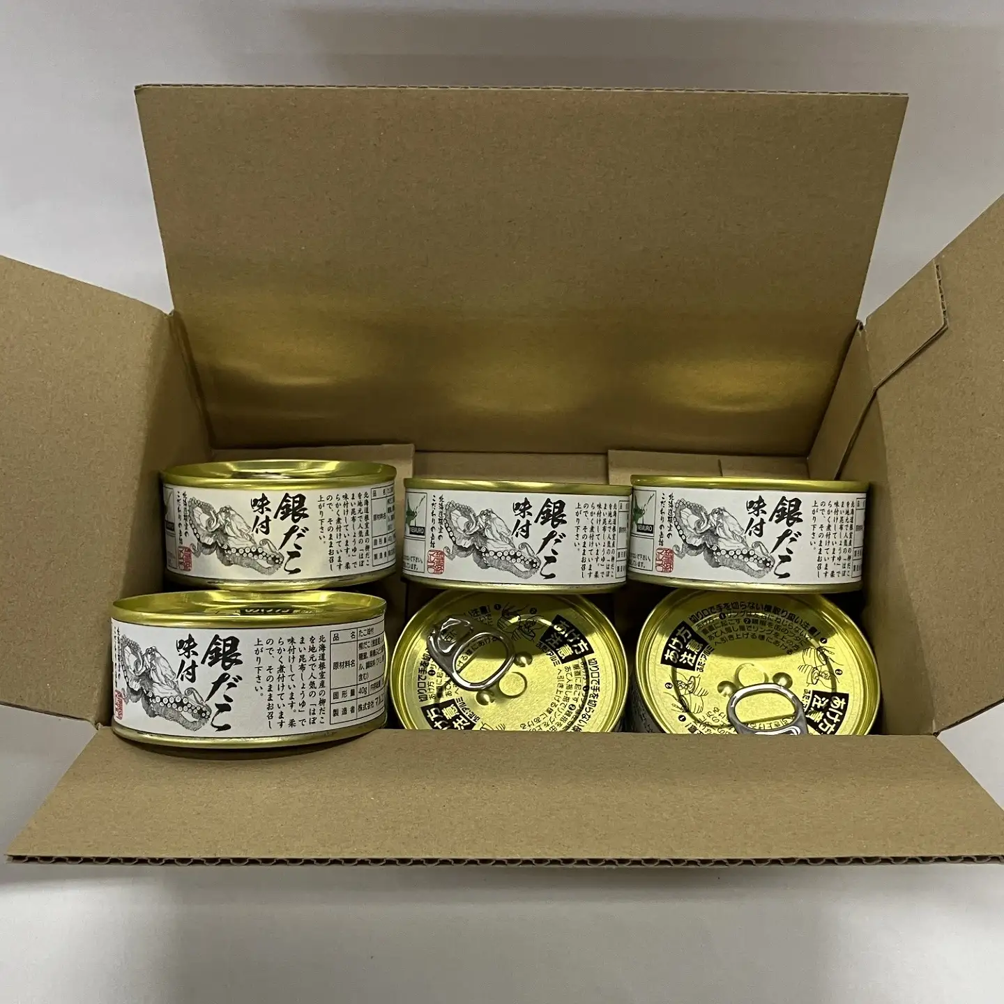 【北海道根室産】柳だこ味付95g×7缶 A-78023