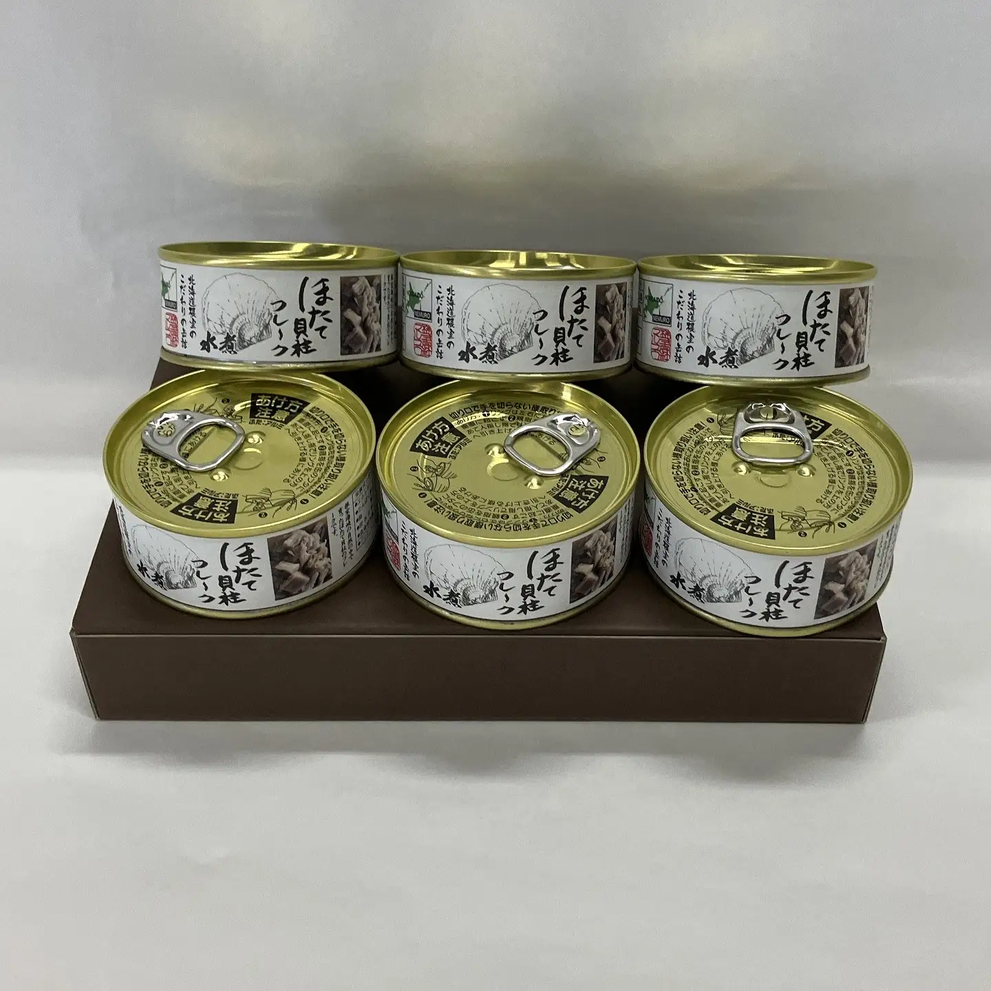 ほたて貝柱フレーク95g×6缶 C-78030