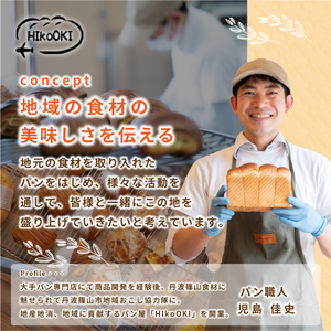 人気パン 詰め合わせセット 9種類 | 冷凍 メロンパン バゲット クロックムッシュ 朝食 惣菜 パン セット 詰め合わせ 食パン HIkoOKI ヒコオキ 丹波篠山 HIK002