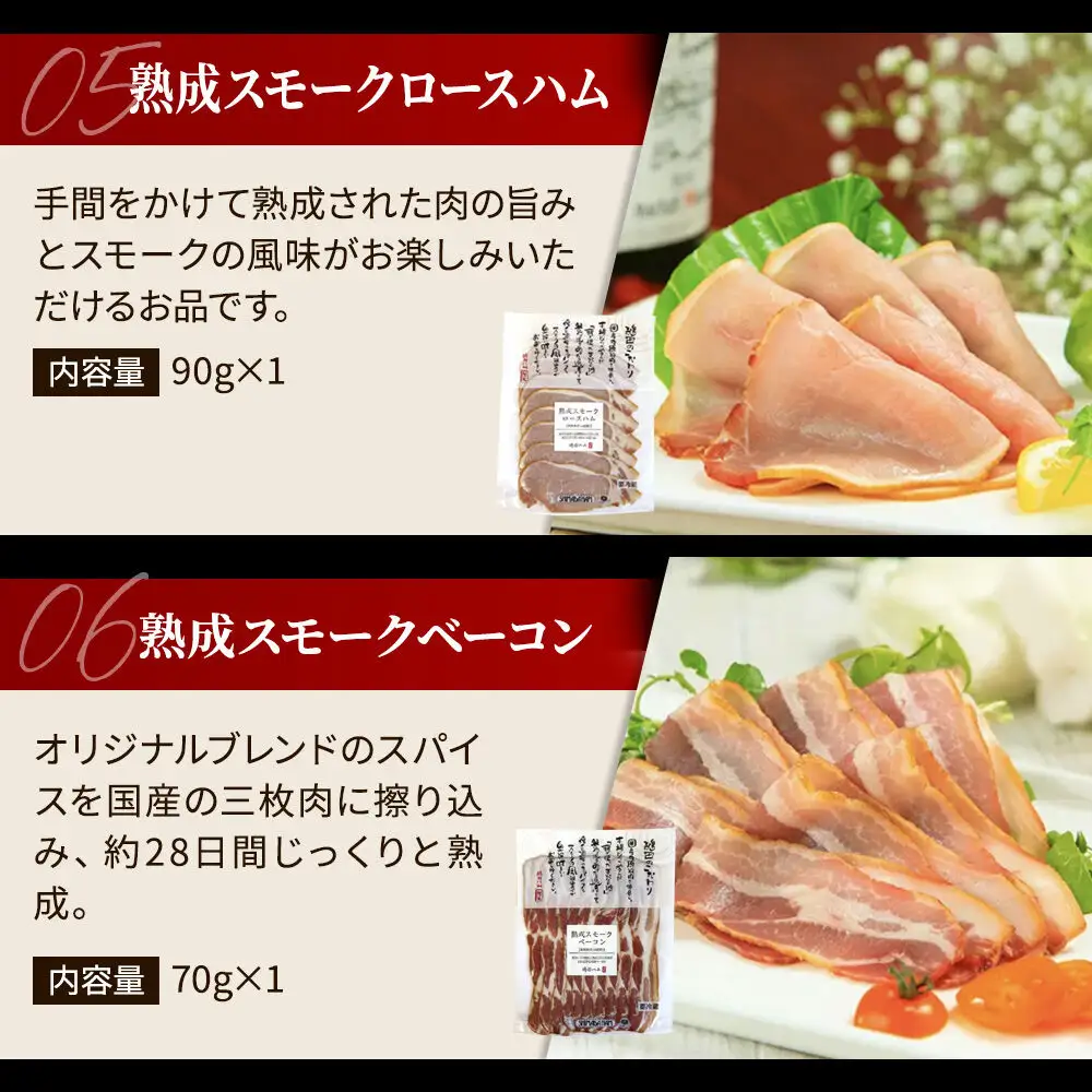 嶋田ハム お味見セット ソーセージ・ハム・ベーコン