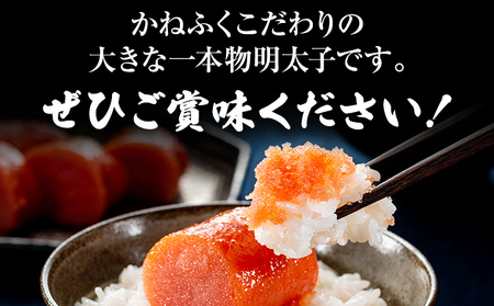 【ふるなびWEEK対象】太腹！ かねふく 辛子明太子 (一本物・約360g×3パック) 