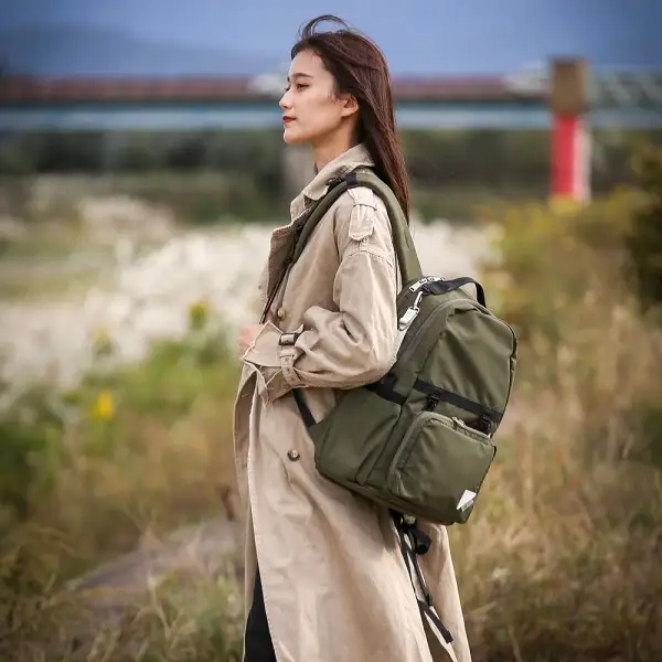【高島屋選定品】豊岡鞄 CIE WEATHER DAYPACK (071953) オリーブ / 木和田正昭商店 撥水 ビジネス ストリート A4ファイル対応 ノートPC収納 通勤 メンズ レディース リュック バックパック リュックサック