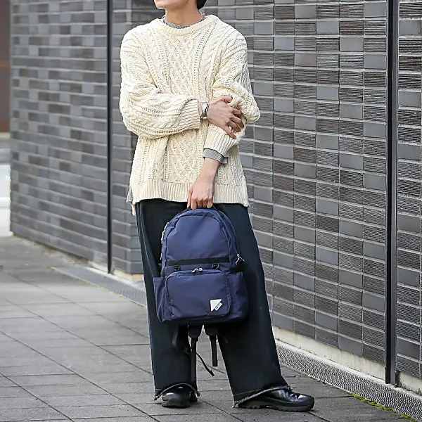 【高島屋選定品】豊岡鞄 CIE WEATHER DAYPACK (071953) ネイビー / 木和田正昭商店 撥水 ビジネス ストリート A4ファイル対応 ノートPC収納 通勤 メンズ レディース リュック バックパック リュックサック