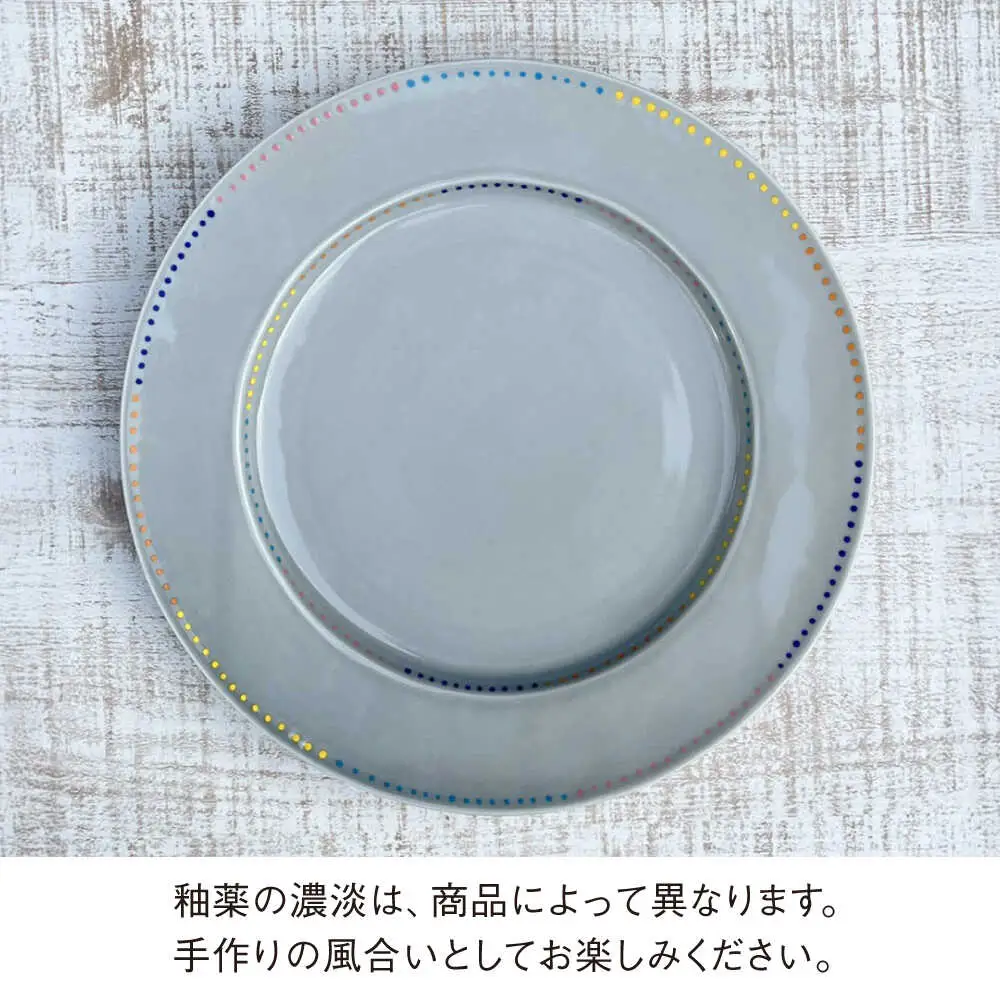 【波佐見焼】【SDGs】プレート Itchin(イッチン) 人と地球に優しい商品 8寸皿【hasami drop】　[NB145]