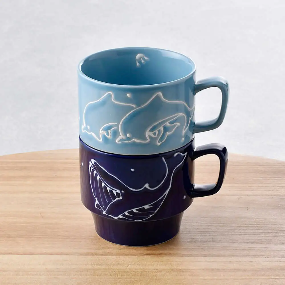 【波佐見焼】小鉢・マグカップ ブルー オリジナルセット 4点【福田陶器店/トーエー】[NB156]
