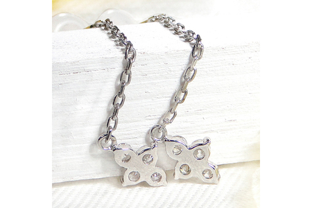 ピアス プラチナ PT900 ダイヤモンド 0.2ct クロス 【f104-pt】