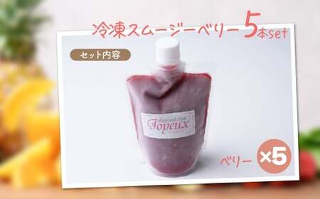 スムージー【ベリー】冷凍スムージー 250g 5本セット 埼玉県 上尾市