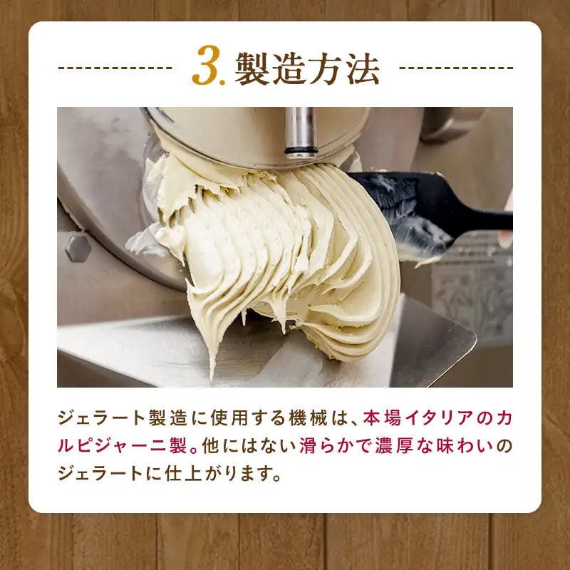 本格イタリアン1Lバットジェラート「ミルク」1L【0108702】